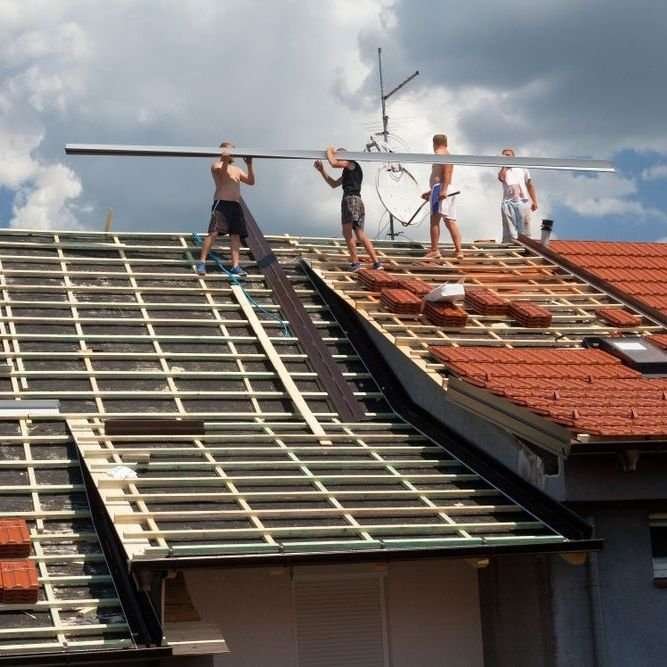 Plat dak Twello opnieuw leggen